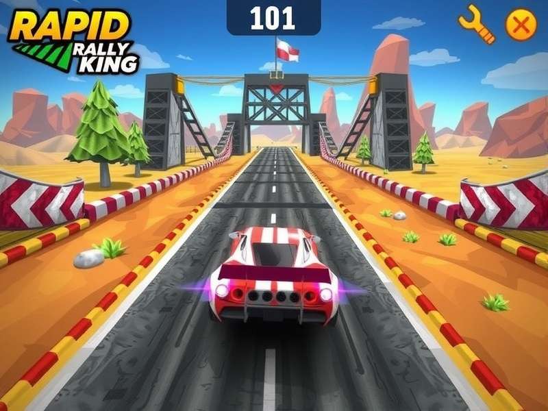 Rapid Rally King Gameplay Screenshot